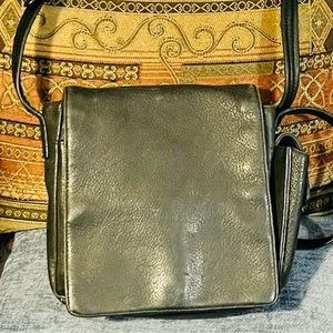 Vintage Tignanello black leather crossbody